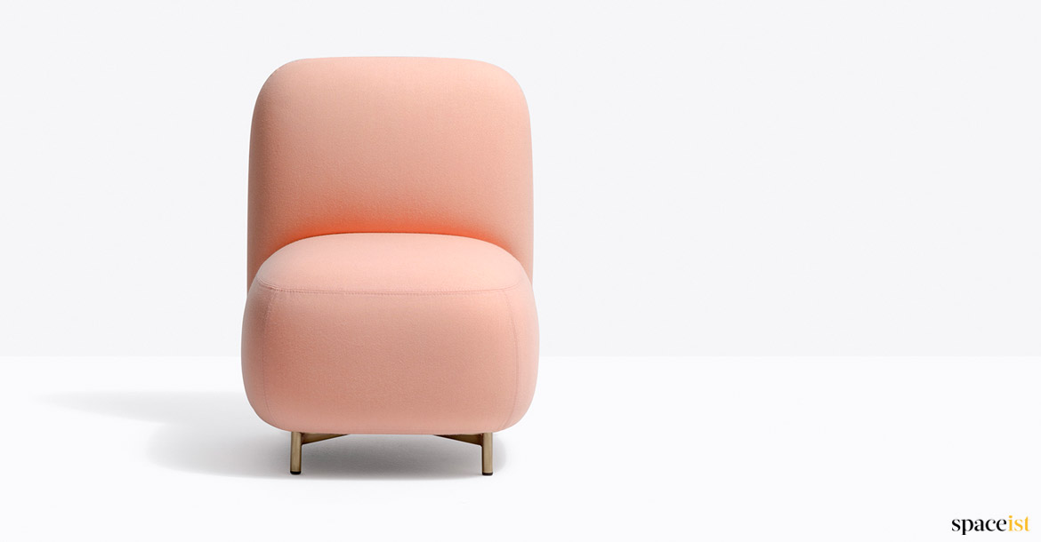 Pink bubble chair