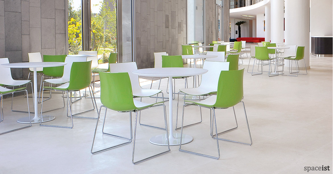 Catifa46 lime green designer cafe chair