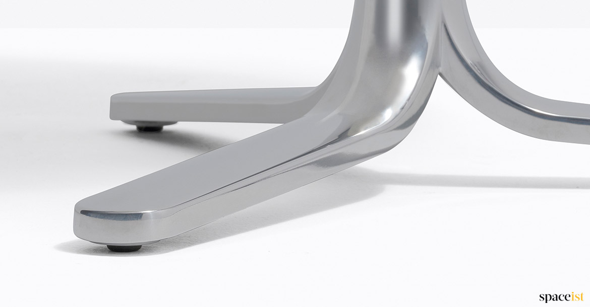 Chrome base closeup