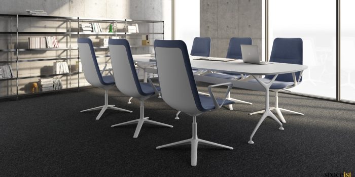 Frame whiteexecutive meeting table
