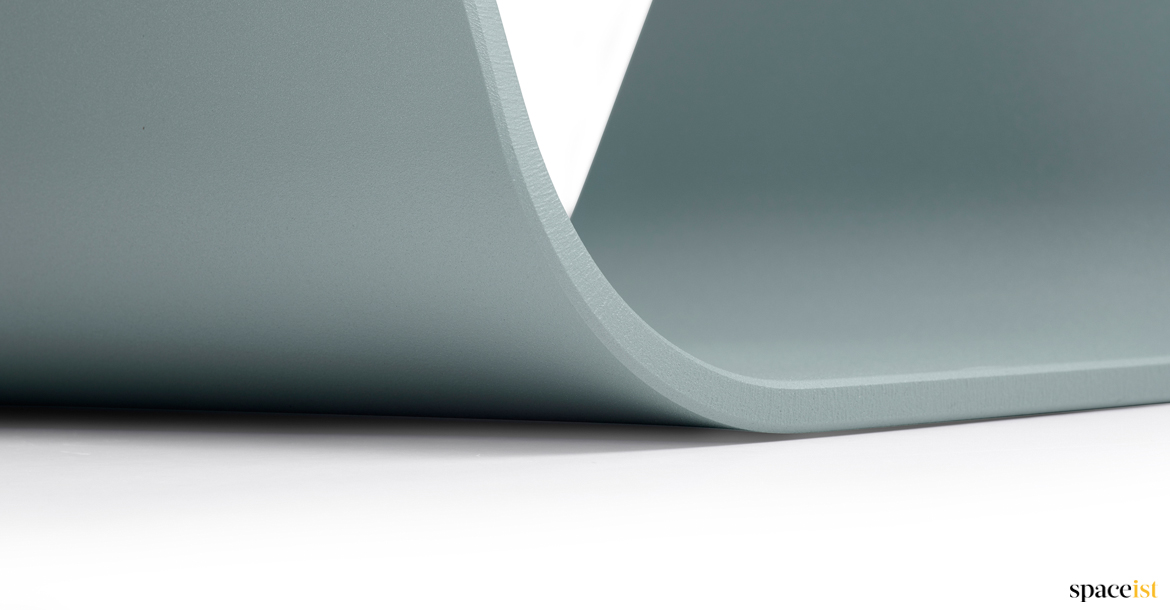 Hoop metal finish closeup