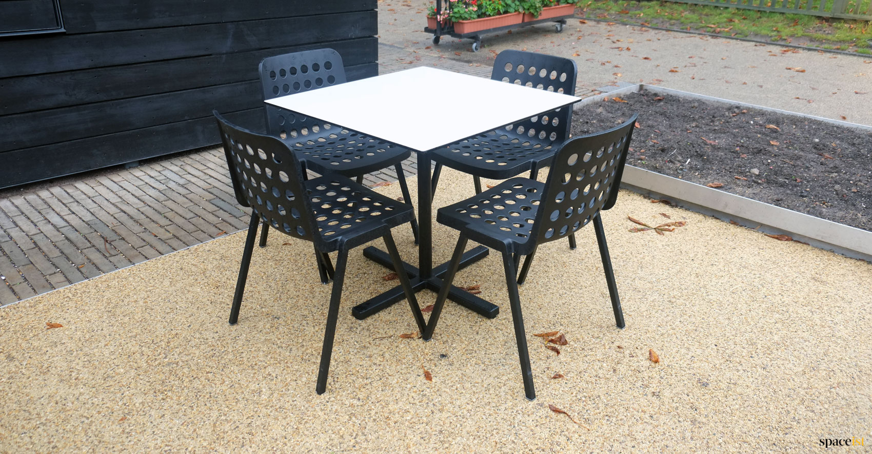 Outdoor cafe table
