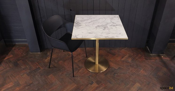 two person marble table