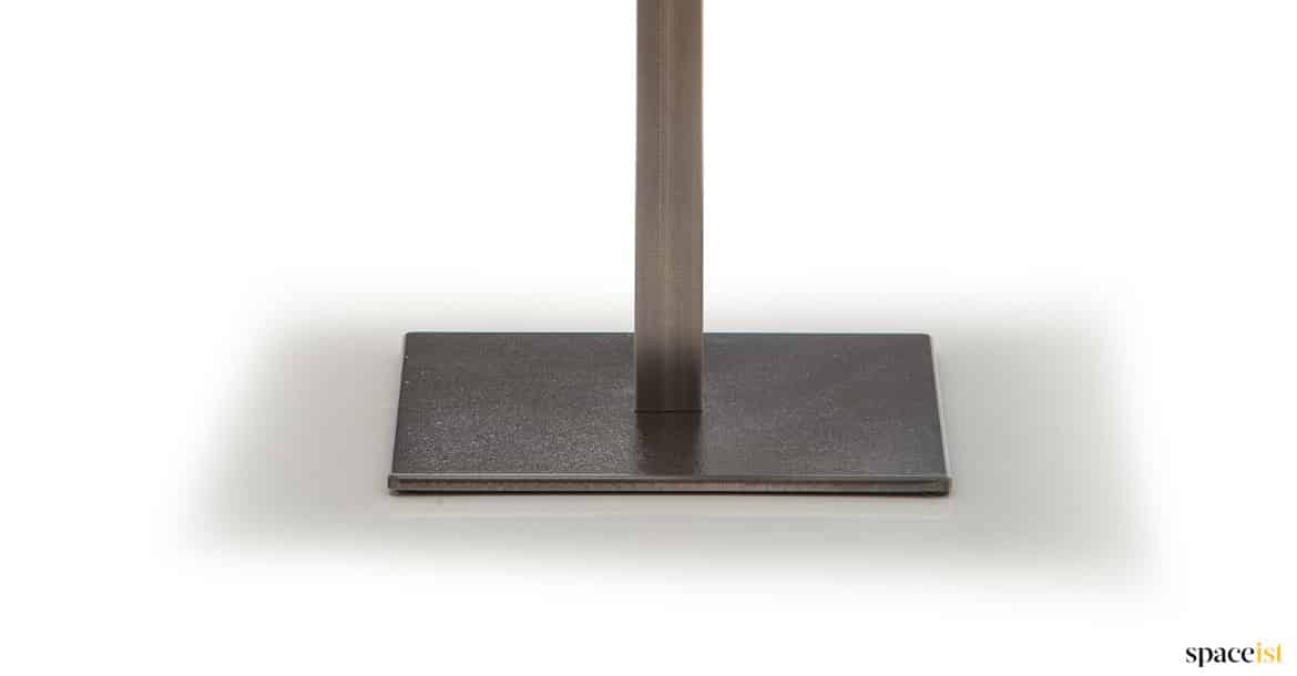 Cast iron cafe table base and steel column
