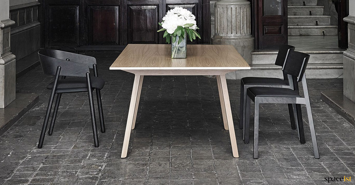 Oak meeting table