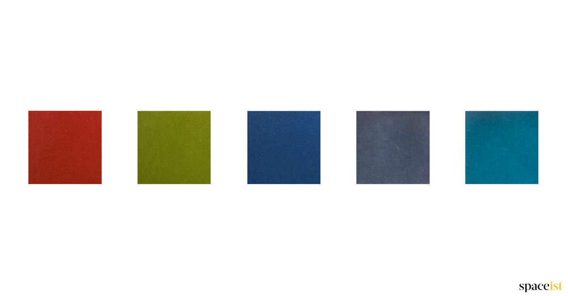 Domis banquette velvet colours