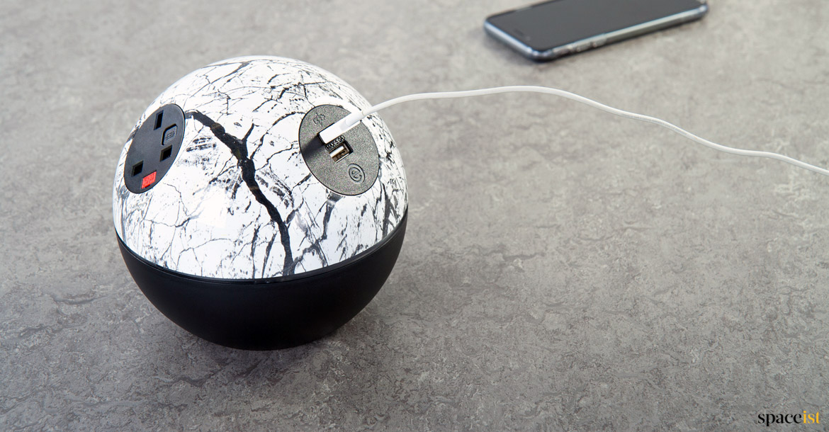 Charging point with tree image