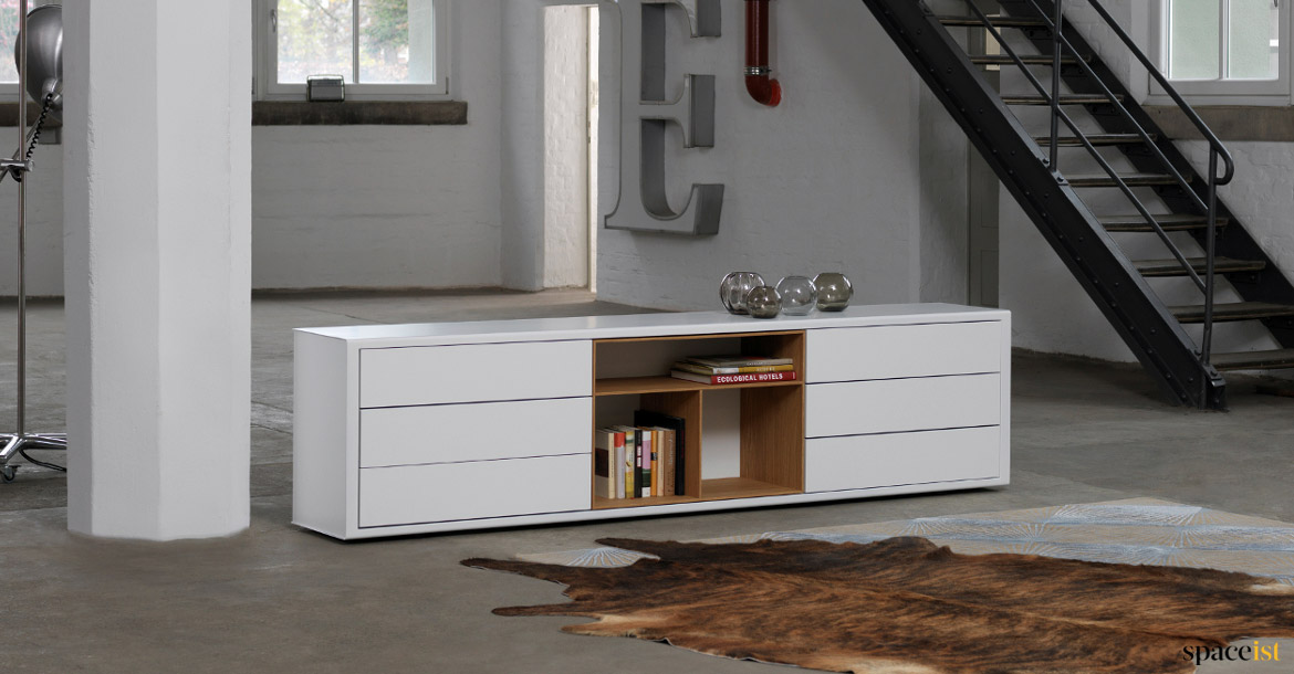 White low cabinet
