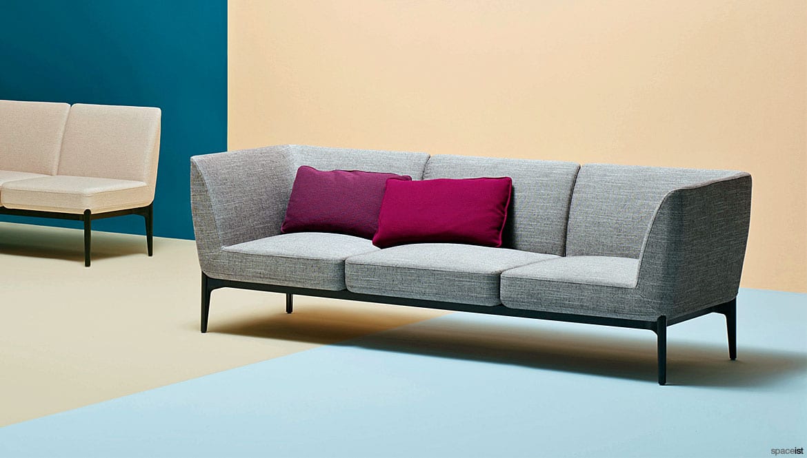 3 seater grey sofa