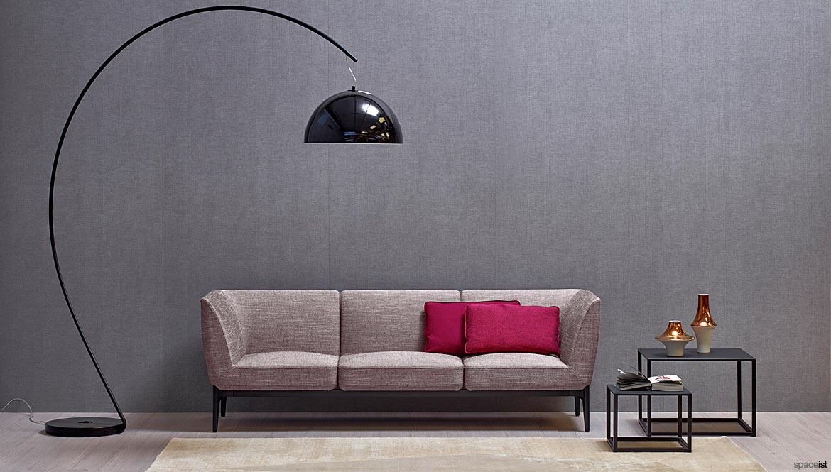 Velvet 3 seater sofa