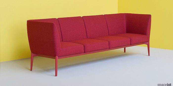 Spaceist Social red office sofa 1