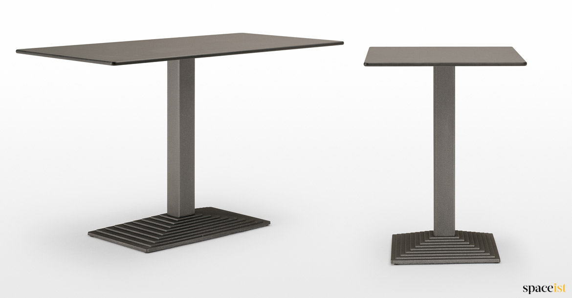 Black cafe table