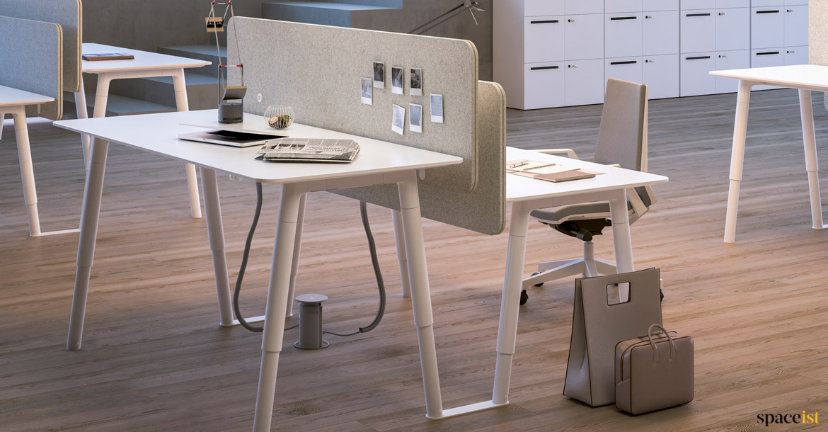 Woods height adjustable white