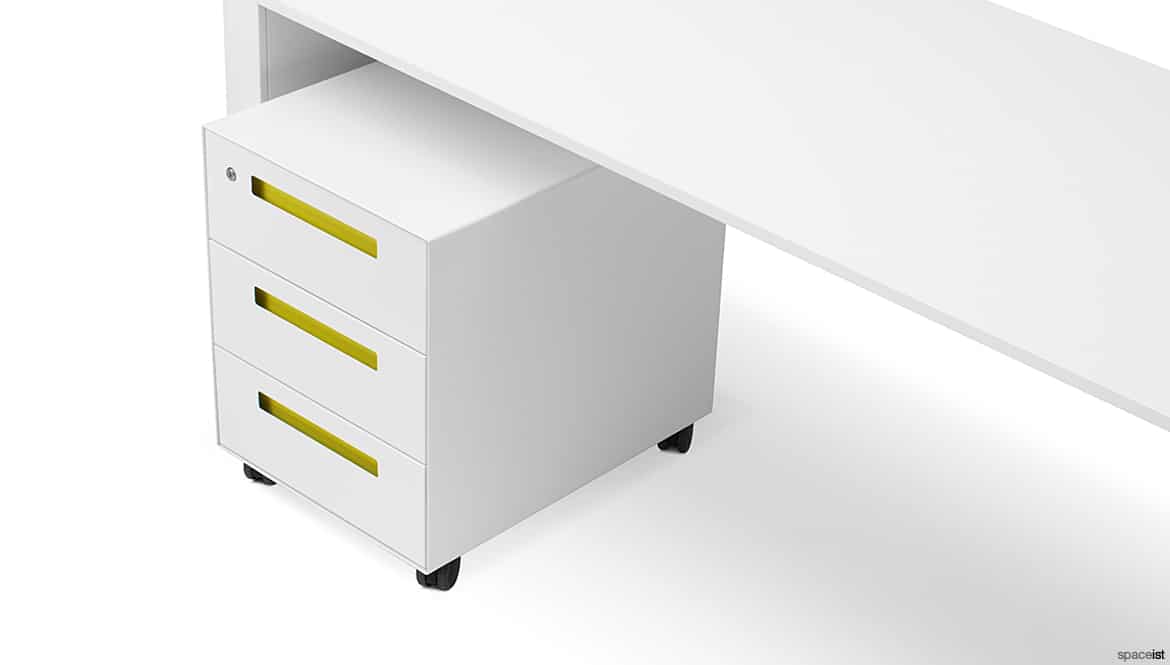 Metal under desk drawers