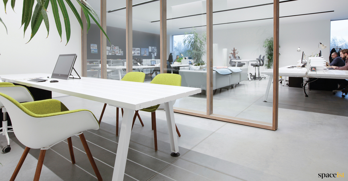 Marina white table