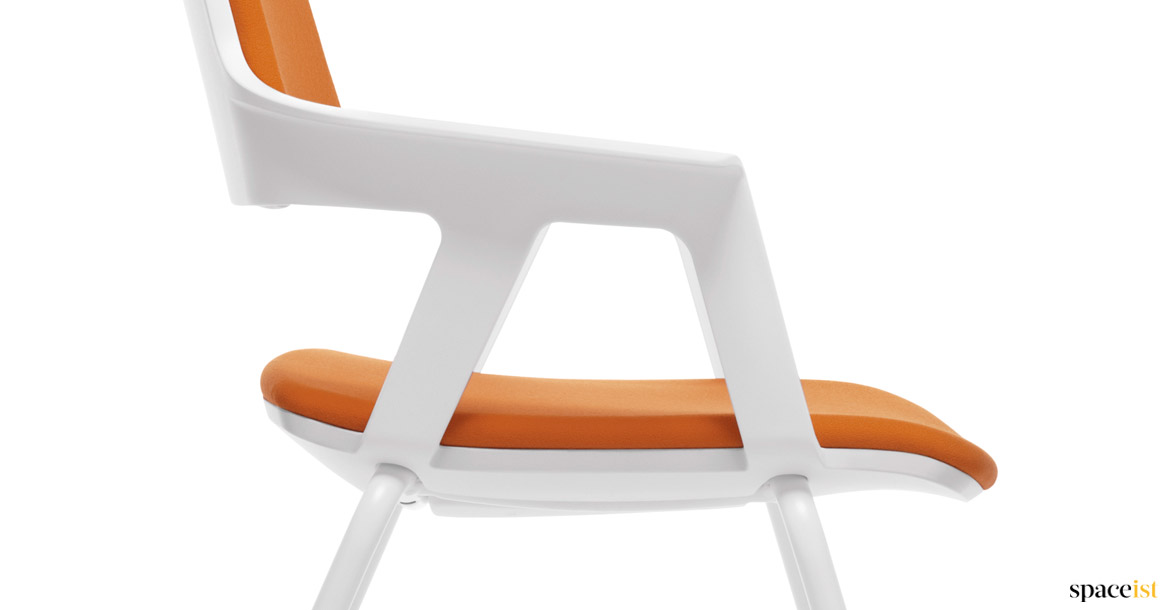 white chair closeup