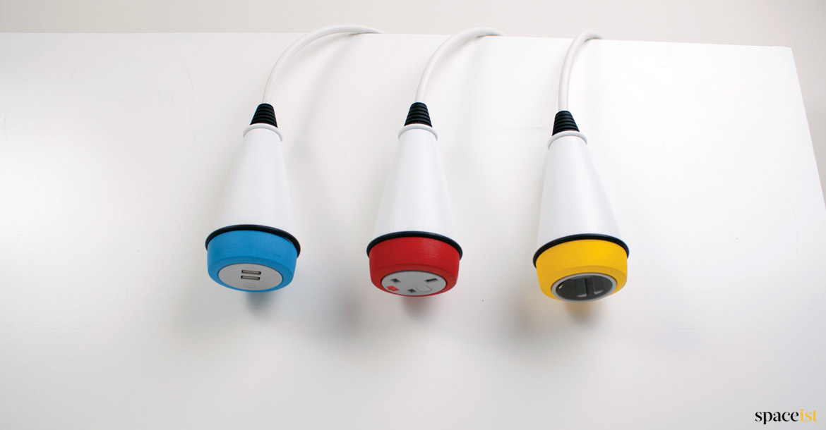 Hanging USB socket