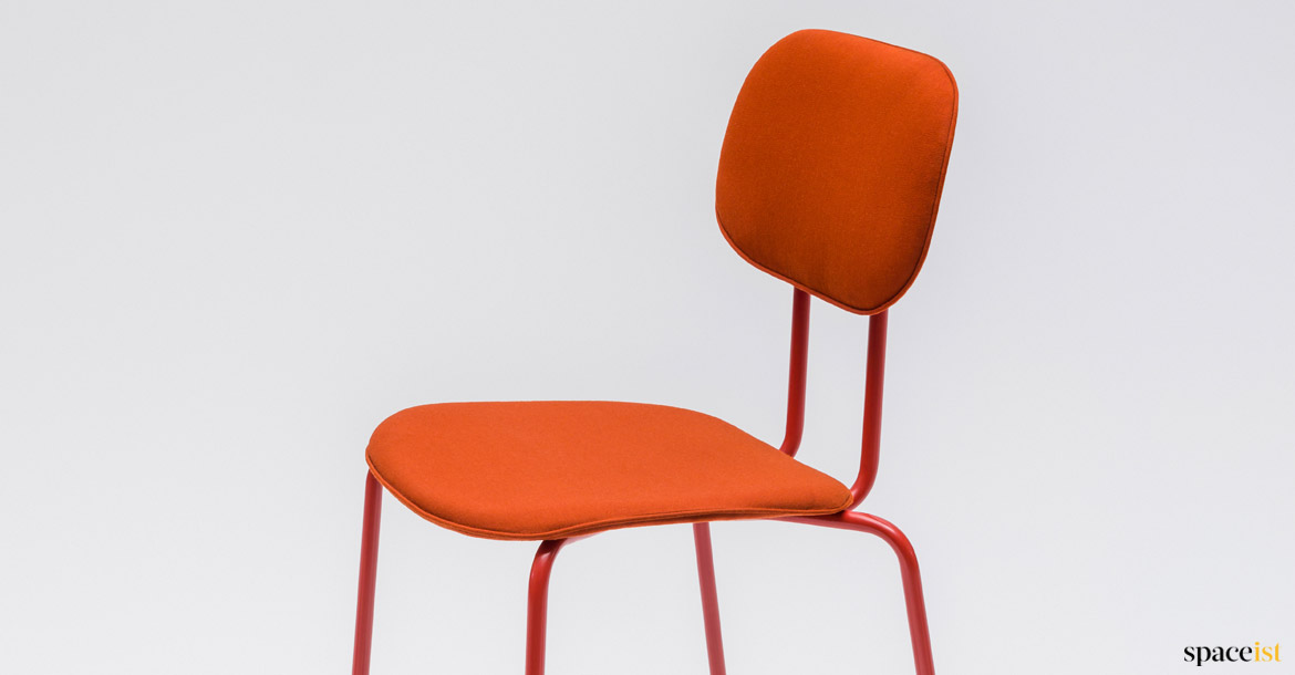 Orange meeting chair
