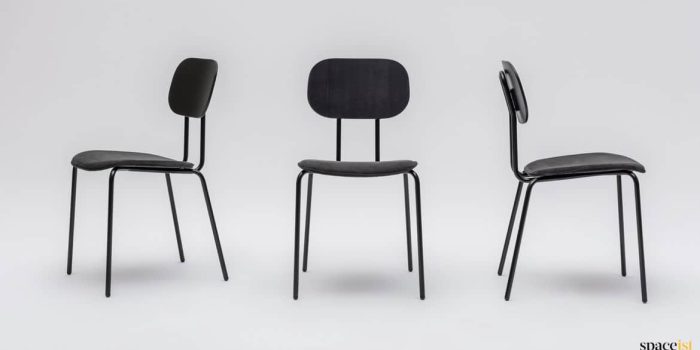 Spaceist-school-plywood-chair-2 Modern cafe chair with black seat