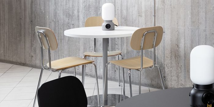 Plywood cafe chair chrome