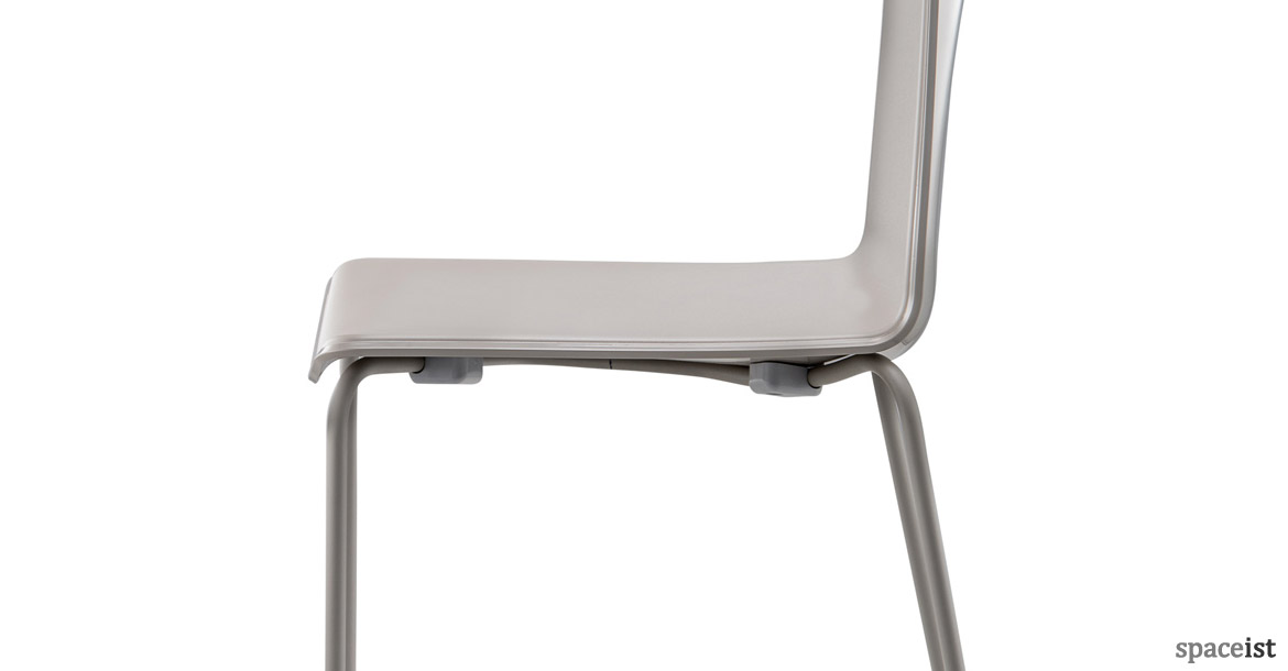 Weet cafe chair with glossy back