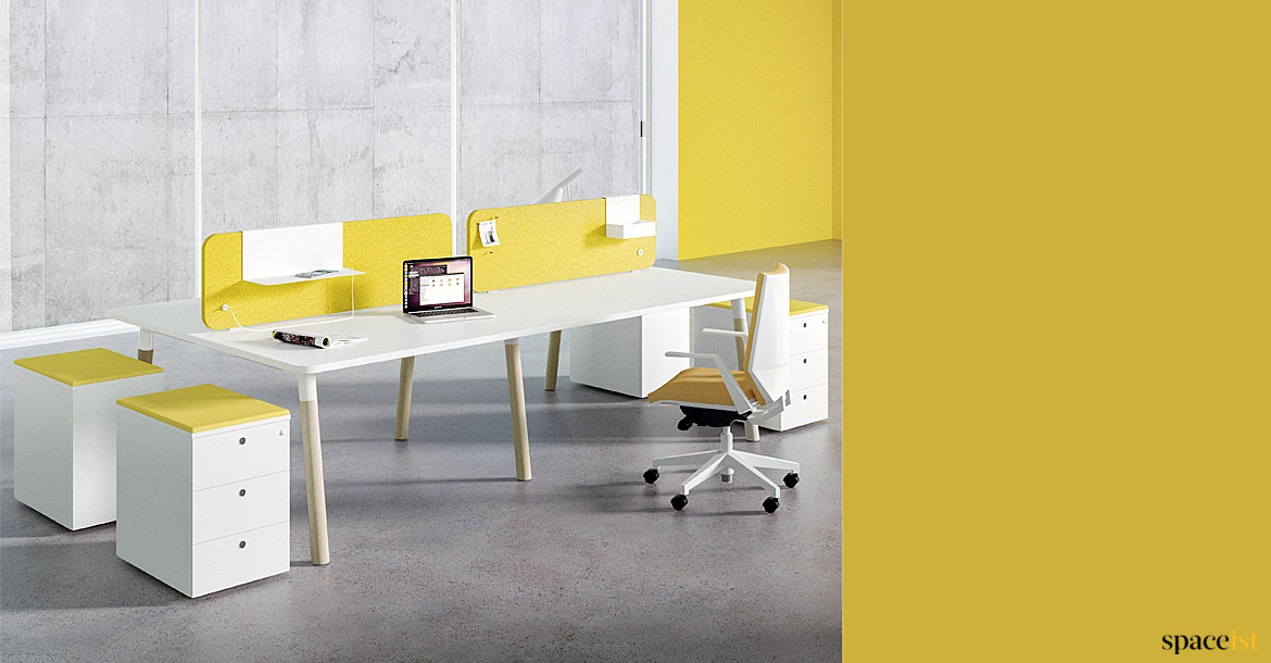 bench desk wood leg