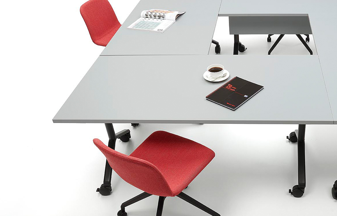 Square folding table