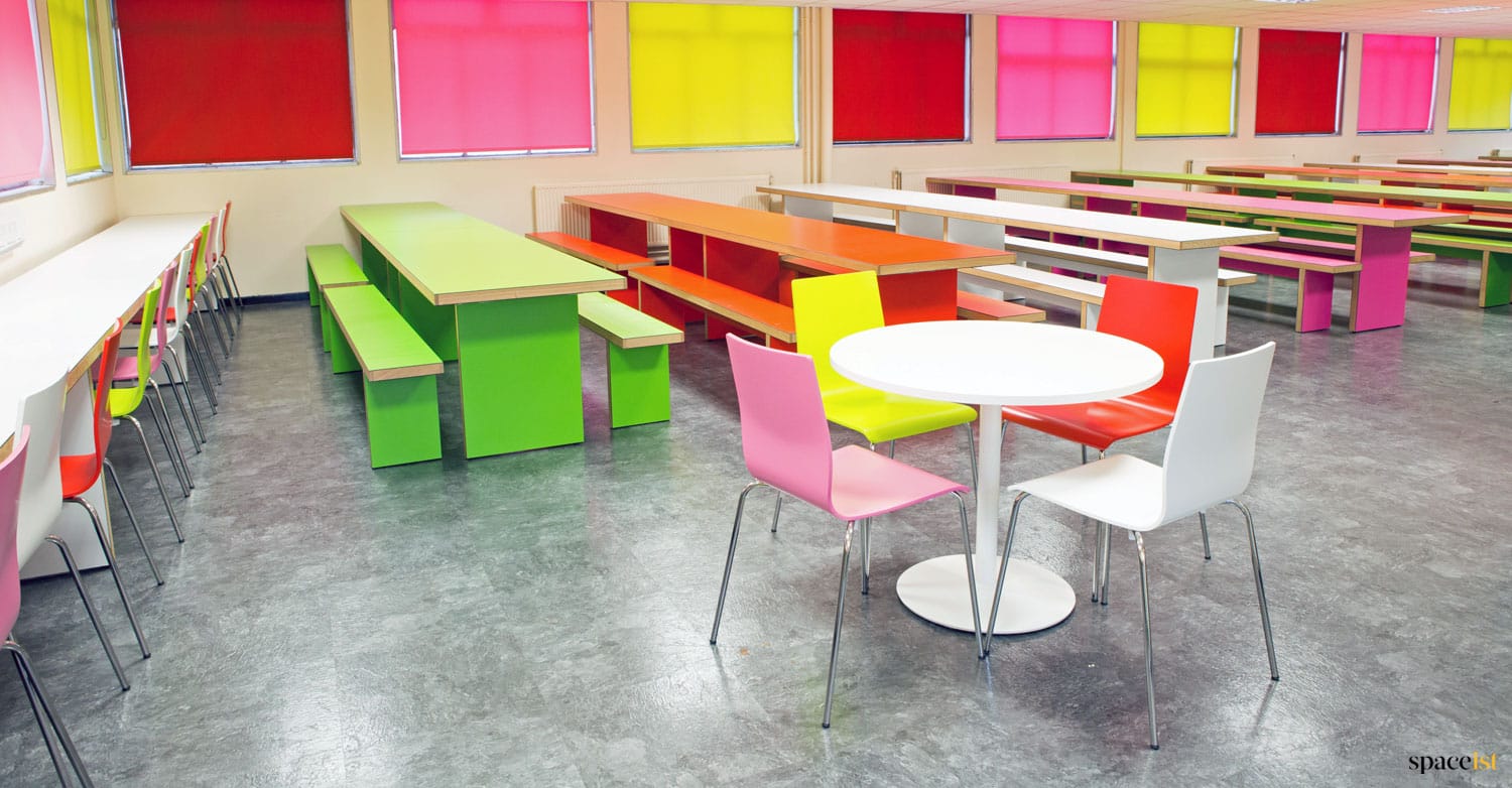 School colourful furniture