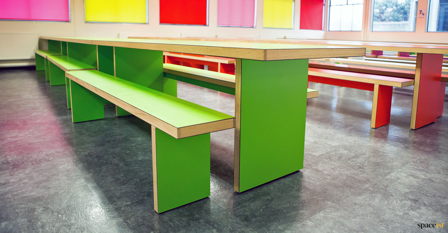 canteen table green