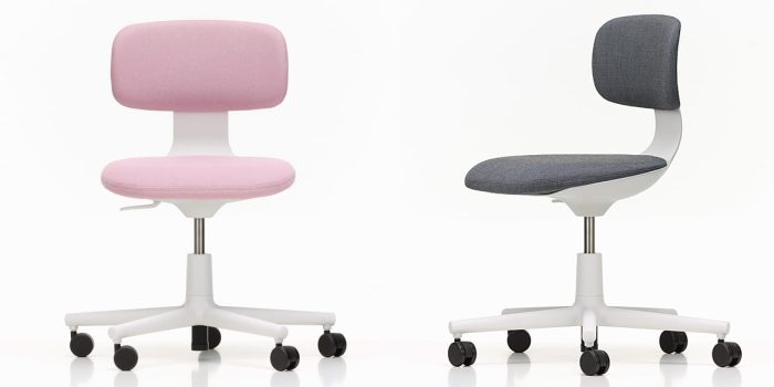 Swivel Meeting Chair in Pink