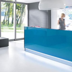The reception desk is a key element of creating a welcoming environment
