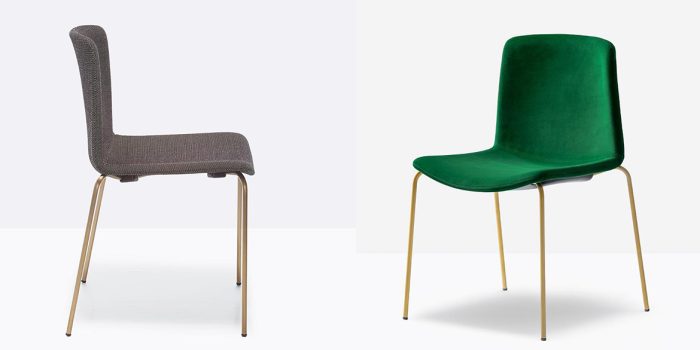 Tweet green velvet meeting chair