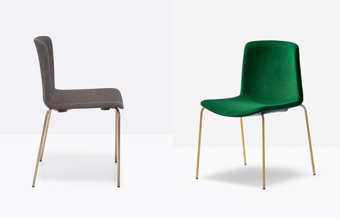 Tweet green velvet meeting chair