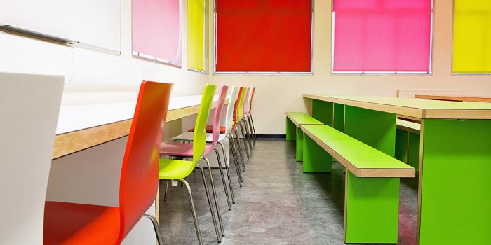 Wall canteen dining table