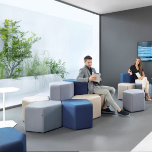 What are suitable plants for the reception area?