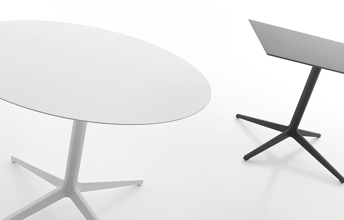 White + Black Table
