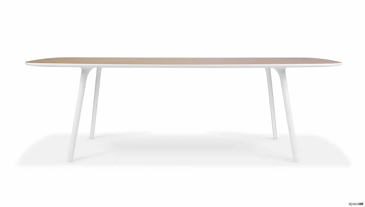 White + Oak Meeting Table