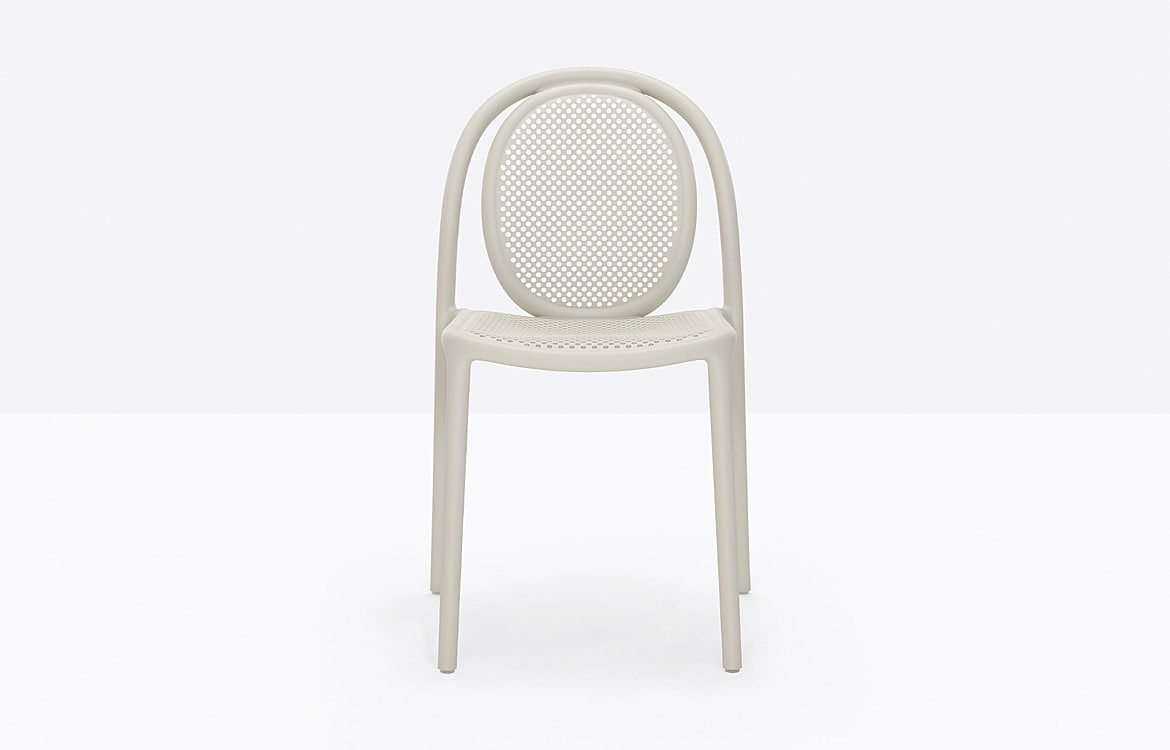 White Stacking Cafe Chair