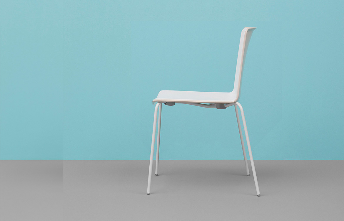 White commercial conference chair