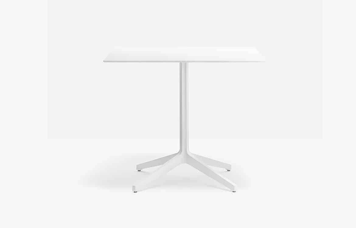 White large foldable cafe table
