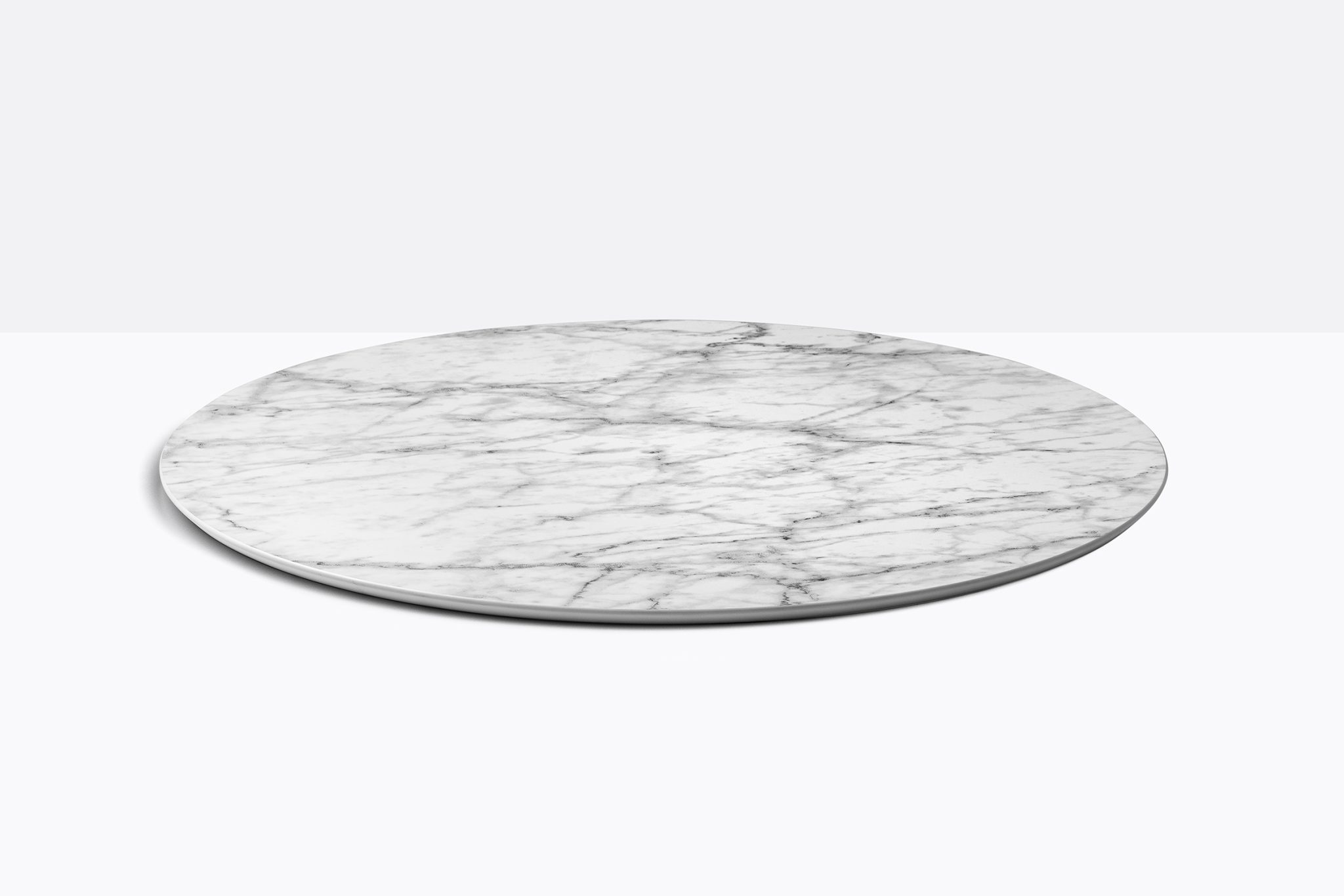 White marble top