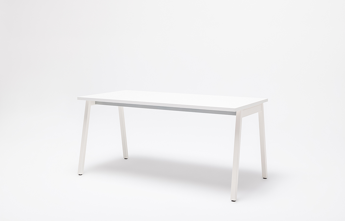 White study desk