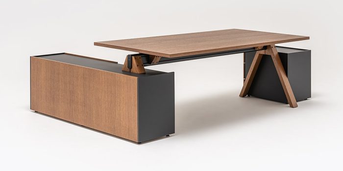 Wood executive desk