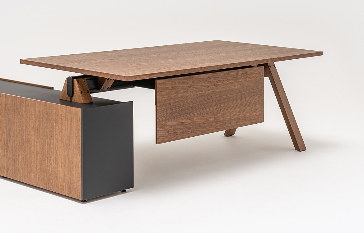 Wood executive desk