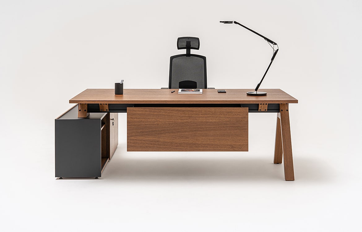 Wood executive desk