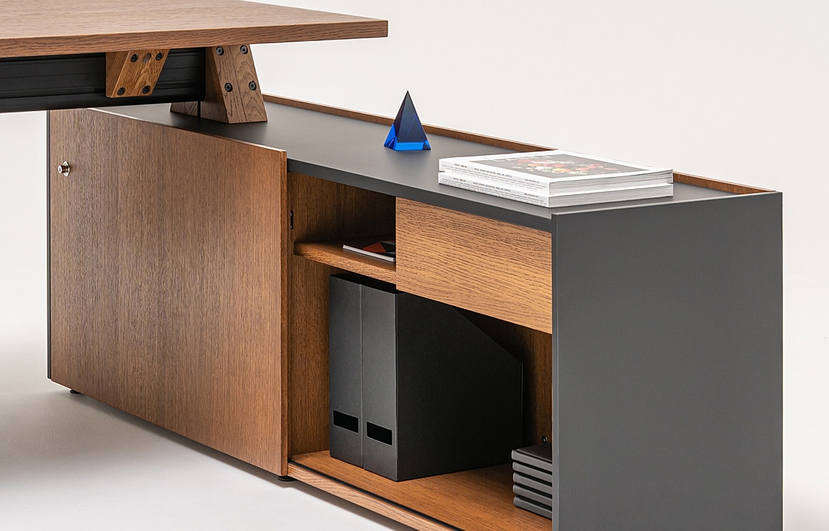 Wood executive desk