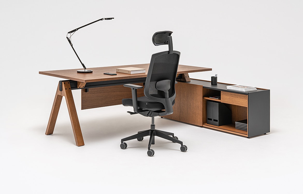 Wood executive desk
