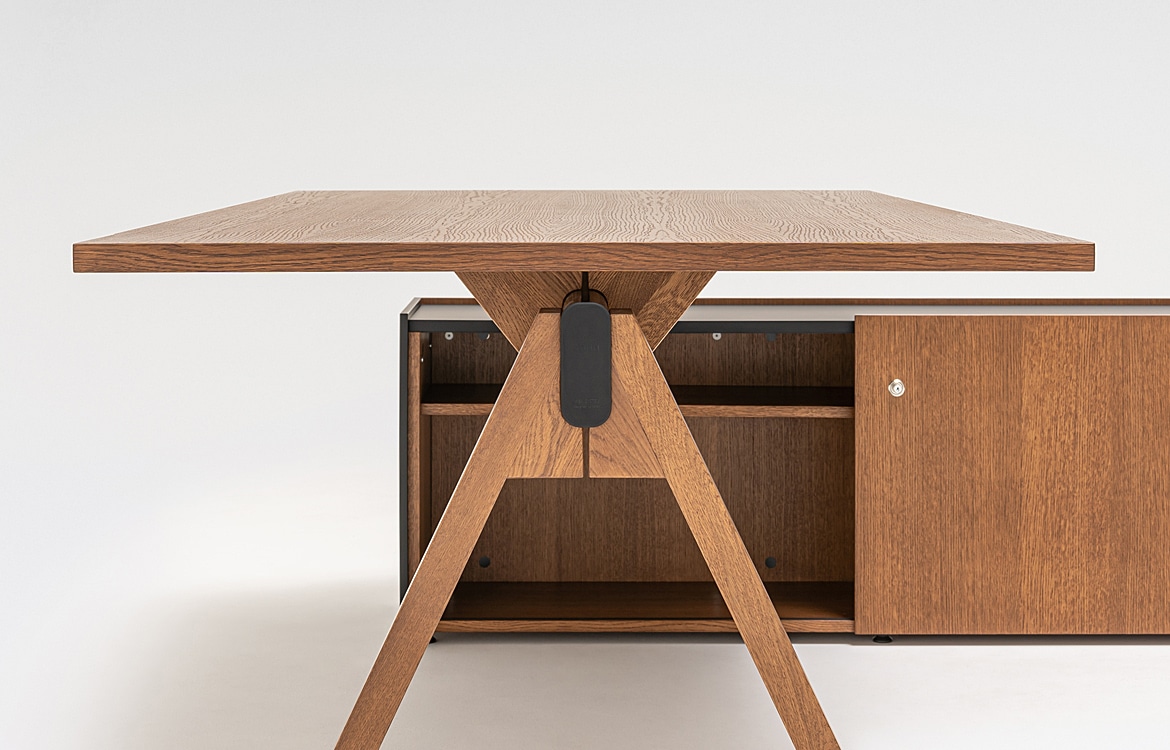 Wood executive desk