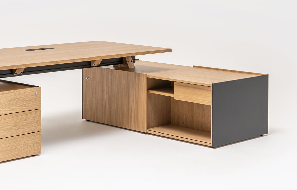 Wood executive desk
