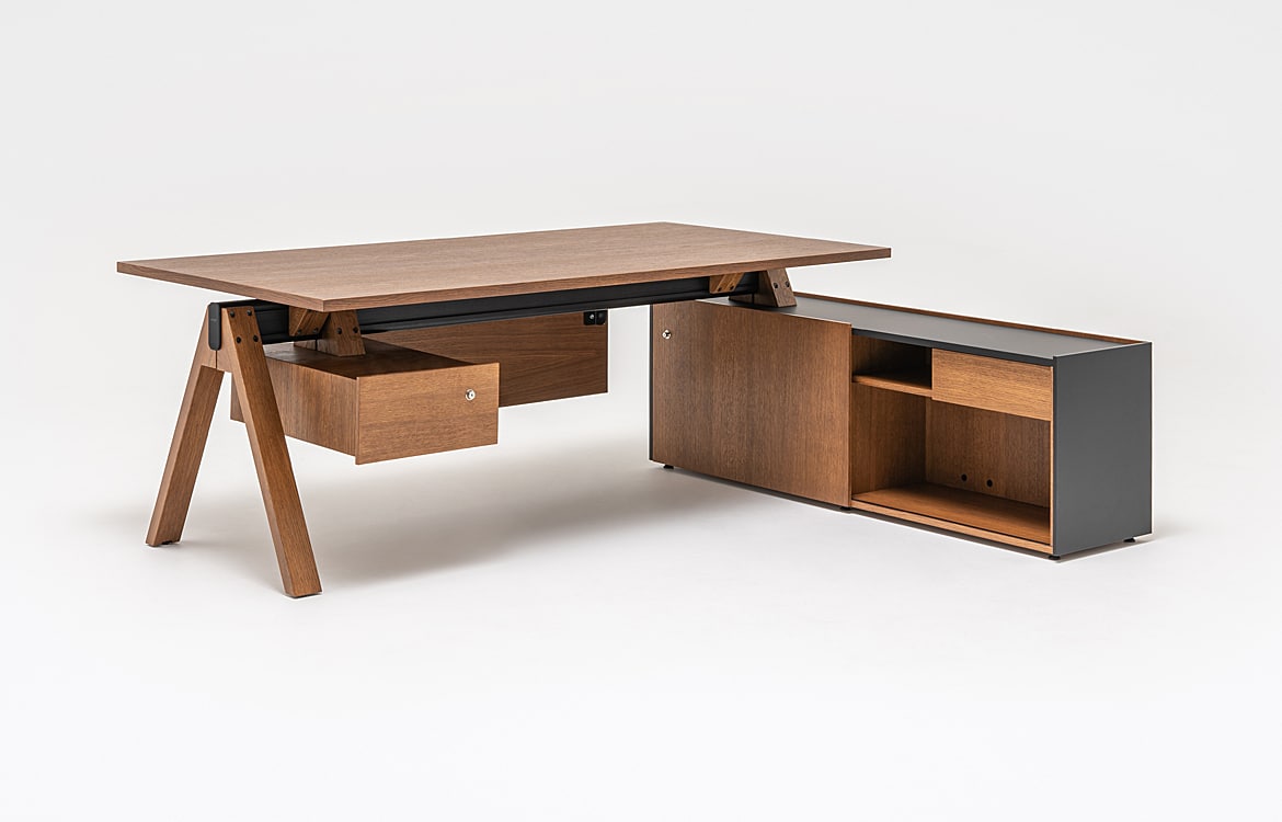 Wood executive desk